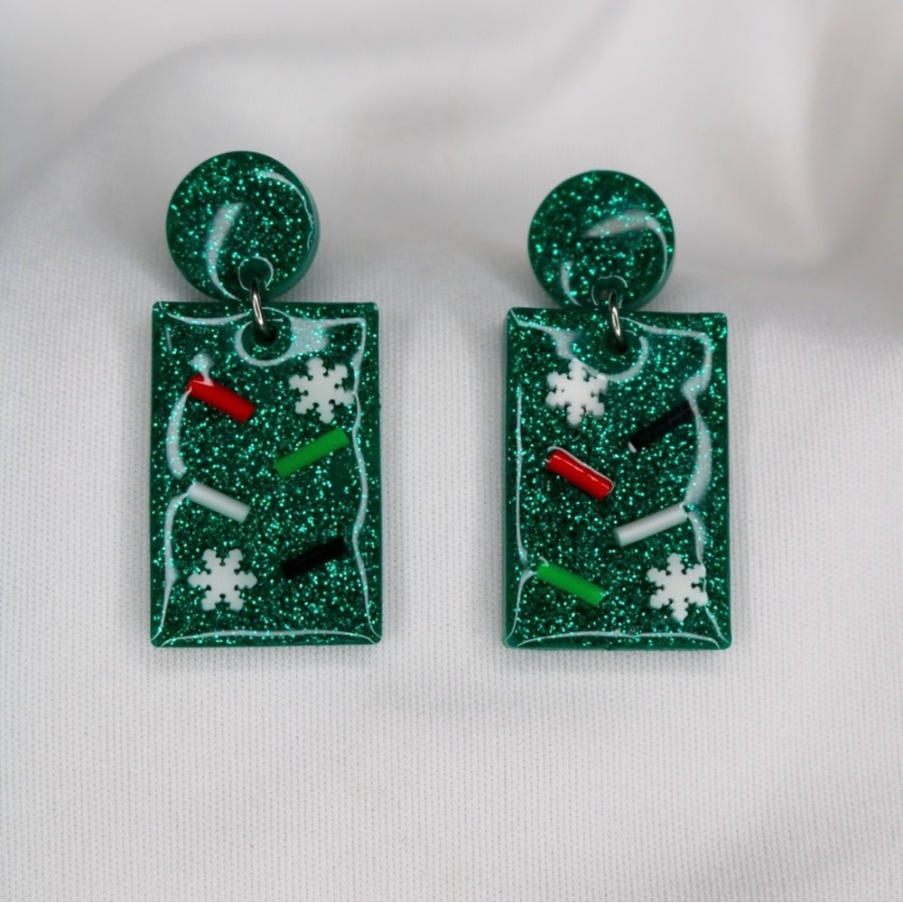 New Christmas Earrings Made By Hand